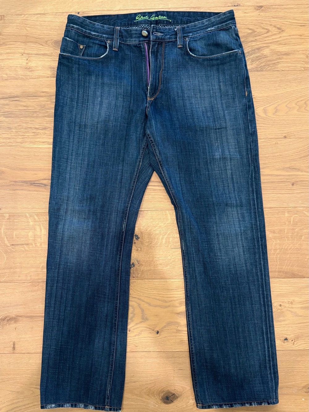 Robert Graham Men's Indigo Straight Jeans